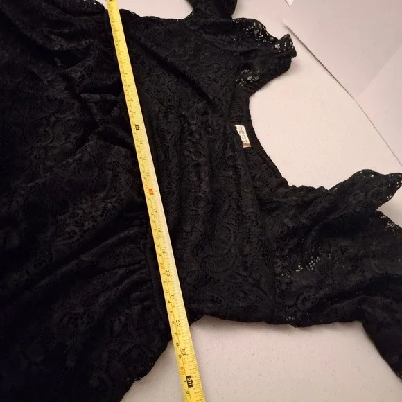 NEW Torrid Festi Festival Black Lace Tiered Maxi Dress Plus Size 3 3X - Picture 7 of 8